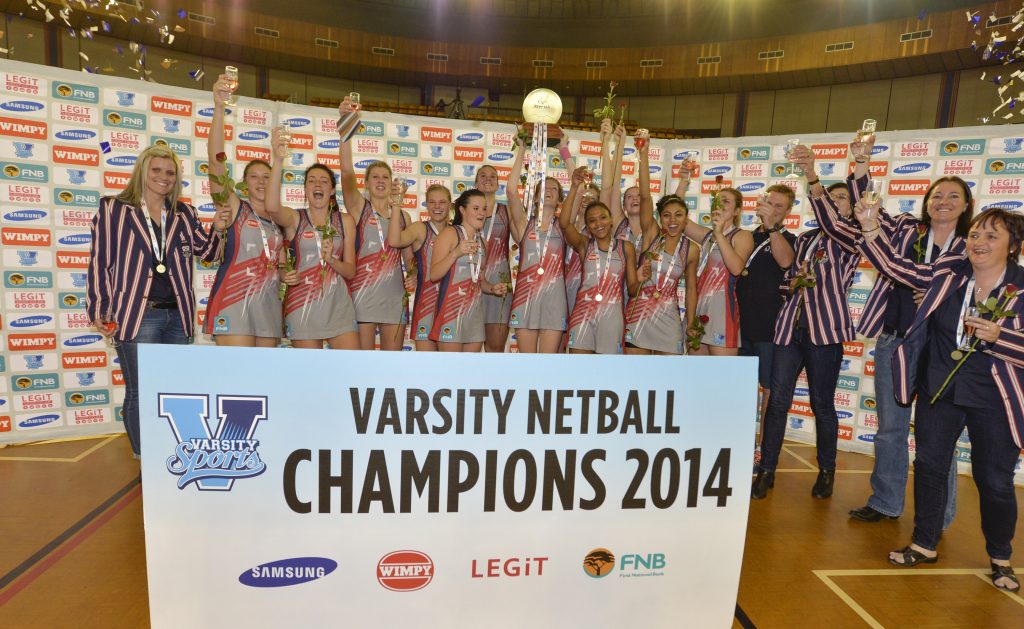 Kovsies winners again. Varsity Netball 2014 Final. TUKS vs Kovsies, Monday 20 October 2014, Tuks Campus, Pretoria Photo by: Catherine Kotze/SASPA