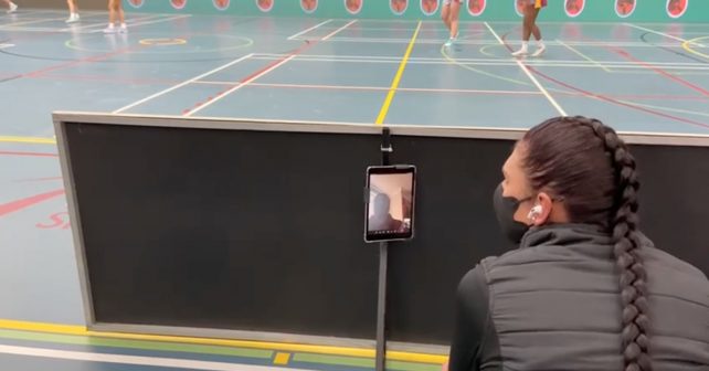 Maties coach Zanele Mdodana virtual