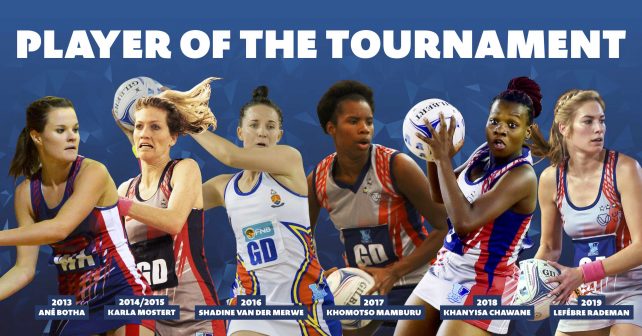 Varsity Netball Player of Tournament banner